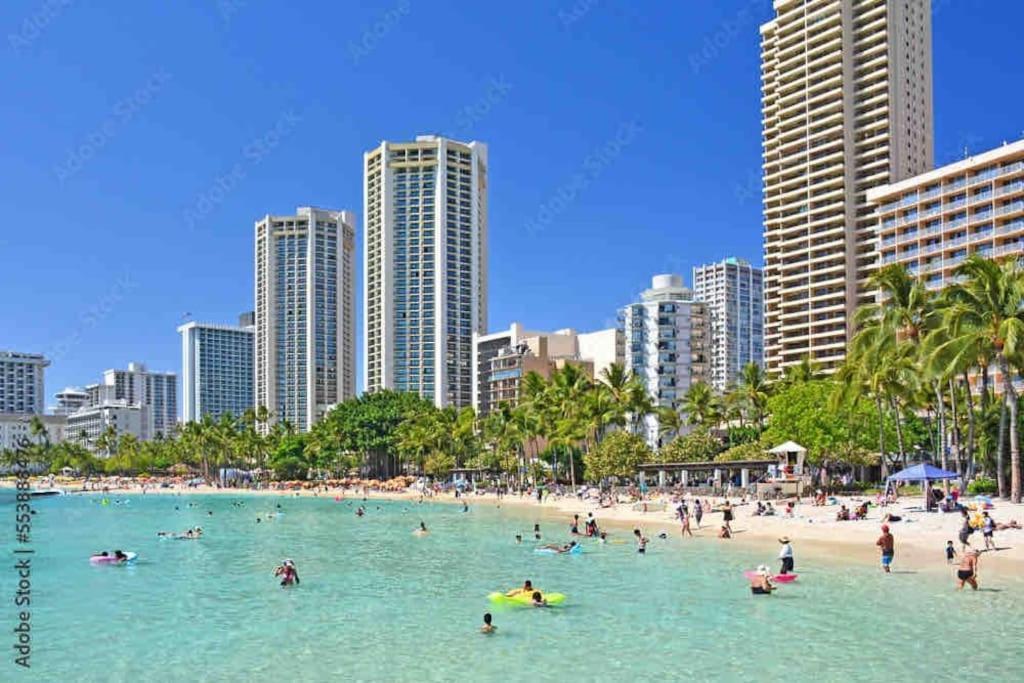 Seashore Waikiki Studio 1 Block From A Beach No Resort Fees Honolulu Eksteriør billede